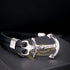Lederarmband Herren Unisex Jesus Kreuz Edelstahl Bestseller Uniqal